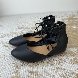 OLD NAVY Toddler Girl Black Shoes | Size 8
